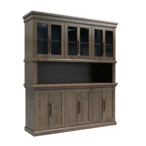 Amish Santorini Solid Hardwood Dining Hutch
