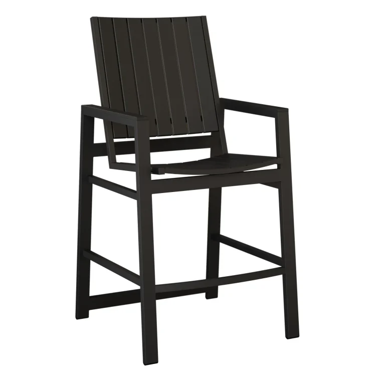 Vida Aluminum+Poly Bar Chair by Berlin Gardens