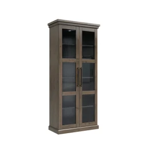 Amish Santorini Solid Hardwood Curio Cabinet
