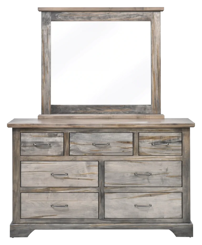 Amish Kimberley Solid Hardwood Bedroom Dresser Mirror Only