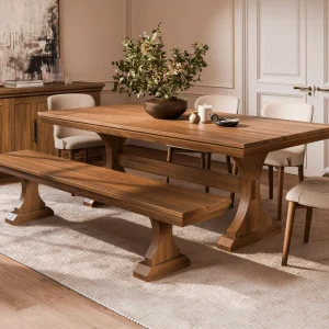 Amish Santorini Solid Hardwood Dining Table