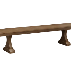 Amish Santorini Solid Hardwood Dining Bench