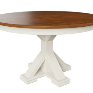 Amish Glendale Round Pedestal Table