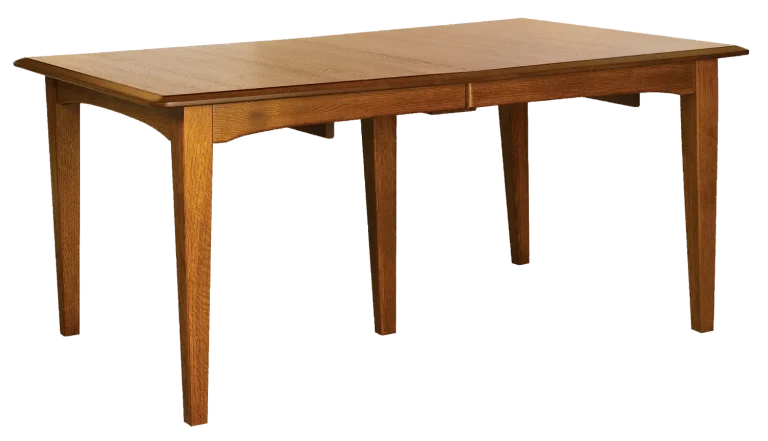 Amish Mary Ann Shaker Leg Table – Solid Top