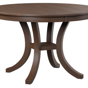 Amish Oak Harbor Round Pedestal Table