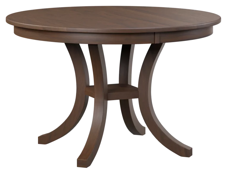 Amish Oak Harbor Round Pedestal Table