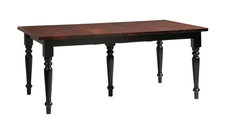 Amish Olympia Two-Tone Leg Table