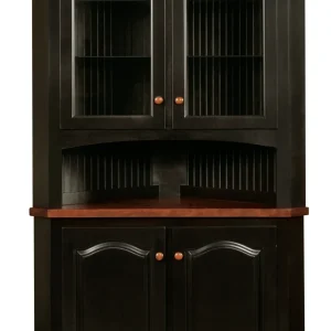 Amish Olympia Corner Hutch, Top Only