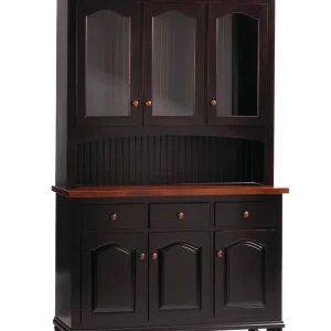 Amish Olympia 3 Door Hutch, Top Only