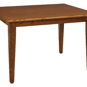 Amish Shaker Leg Table – Solid Top