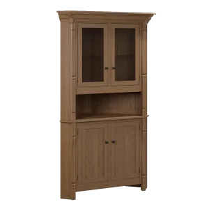Amish Ashville Corner Hutch, Top Only
