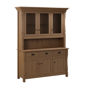 Amish Ashville 2 Door Hutch, Base Only
