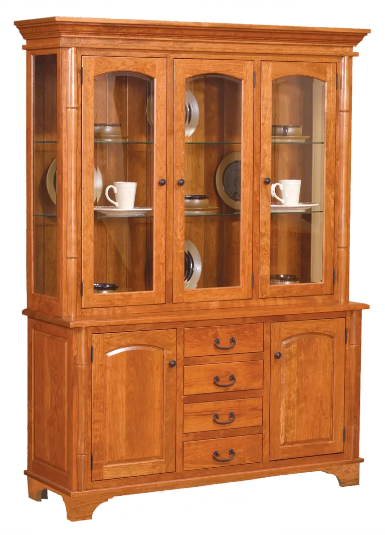 Amish Concord 3 Door Hutch, Base Only