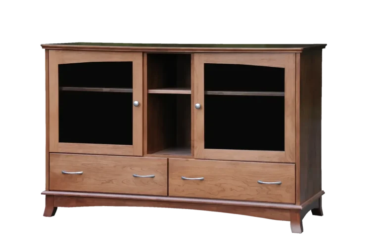 Amish Crescent 60″ Plasma TV Stand