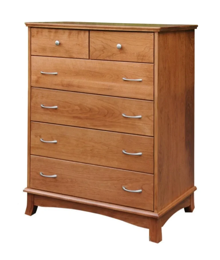 Amish Crescent 6 Drawer Chest
