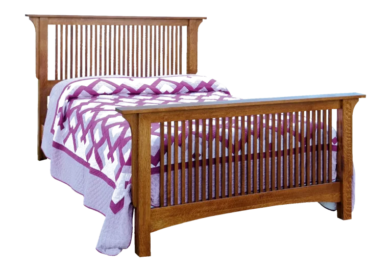 Amish Empire Mission Spindle Bed