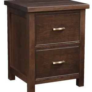 Amish Timbermill 2 Drawer Nightstand