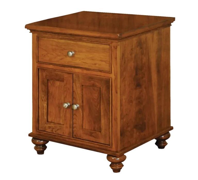 Amish Duchess Nightstand with 1 Drawer 2 Door