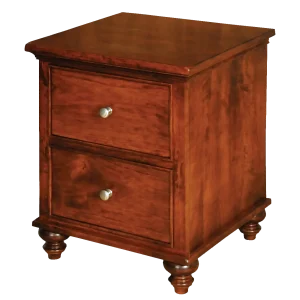 Amish Duchess Nightstand with 2 Drawers