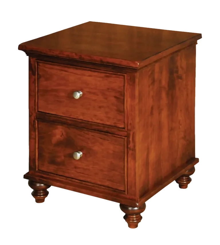 Amish Duchess Nightstand with 2 Drawers