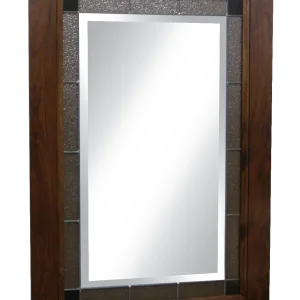 Amish Brooklyn Shaker Portrait Leaded Wall Mirror
