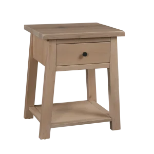 Amish Chloe 1 Drawer Nightstand with Shelf