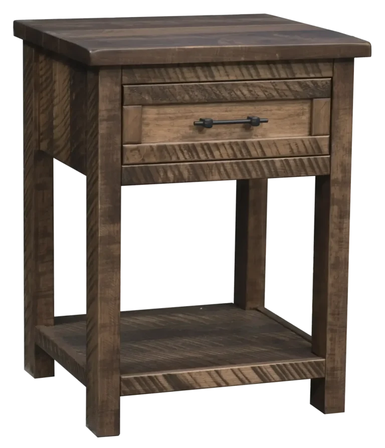 Amish Denali 1 Drawer Nightstand with Shelf