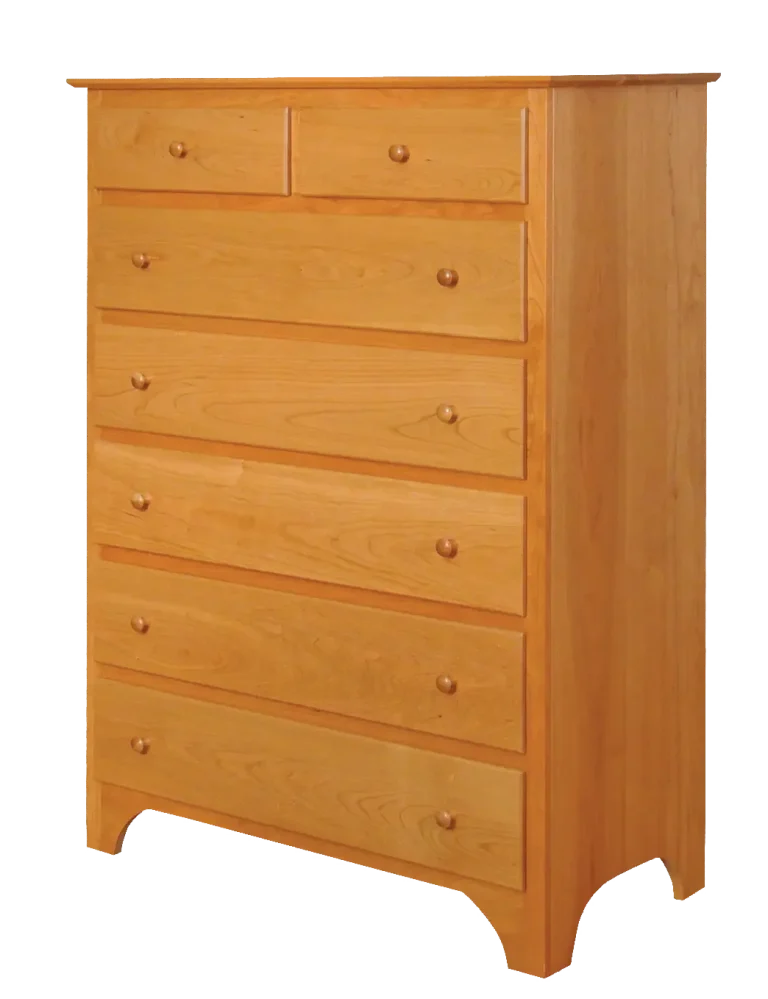 Amish Shaker 7 Drawer Chest