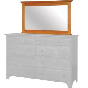 Amish Shaker Tall Dresser Mirror Only