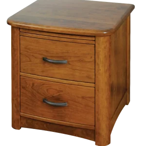 Amish Meridian Nightstand with 2 Drawer