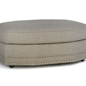 Style 393 Angular Ottoman with Casters