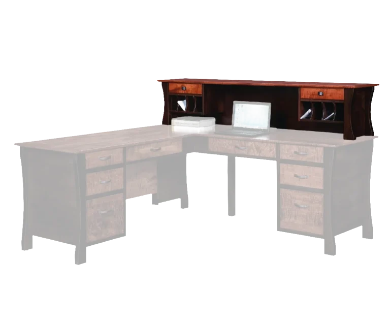 Amish Kapernaum Hutch Top (Finished Back Included)