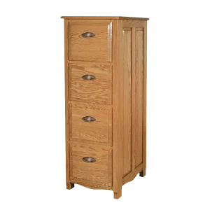 Amish Laurel Four-Drawer File Cabinet
