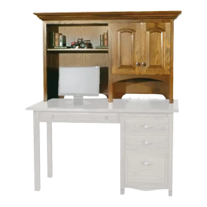 Amish Laurel Hutch for 52″ Desk