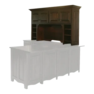 Amish Laurel Hutch for 72″ Desk