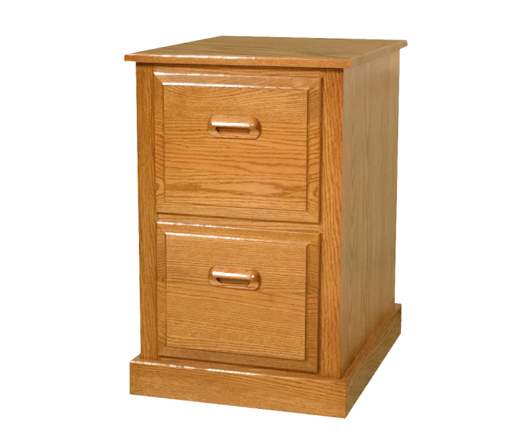 Amish Traditional Two-Drawer File Cabinet