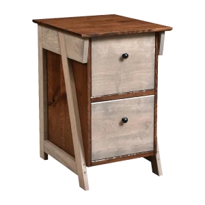 Amish Timberline 2 Drawer File Cabinet