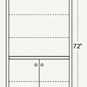 Amish Traditional 36″ Bookcase