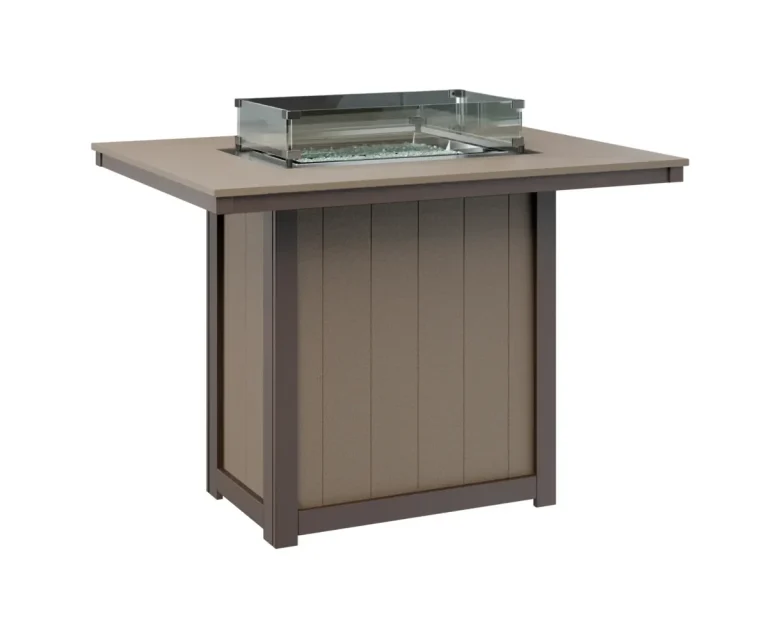 Donoma 42″ X 54″ Rectangular Bar Fire Table by Berlin Gardens