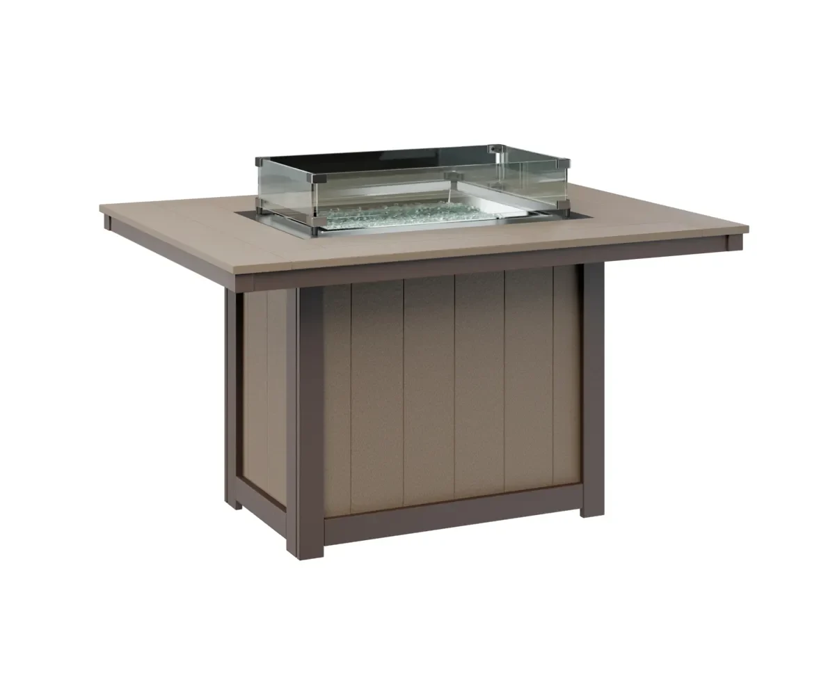 Donoma 42" X 54" Rectangular Dining Fire Table by Berlin Gardens