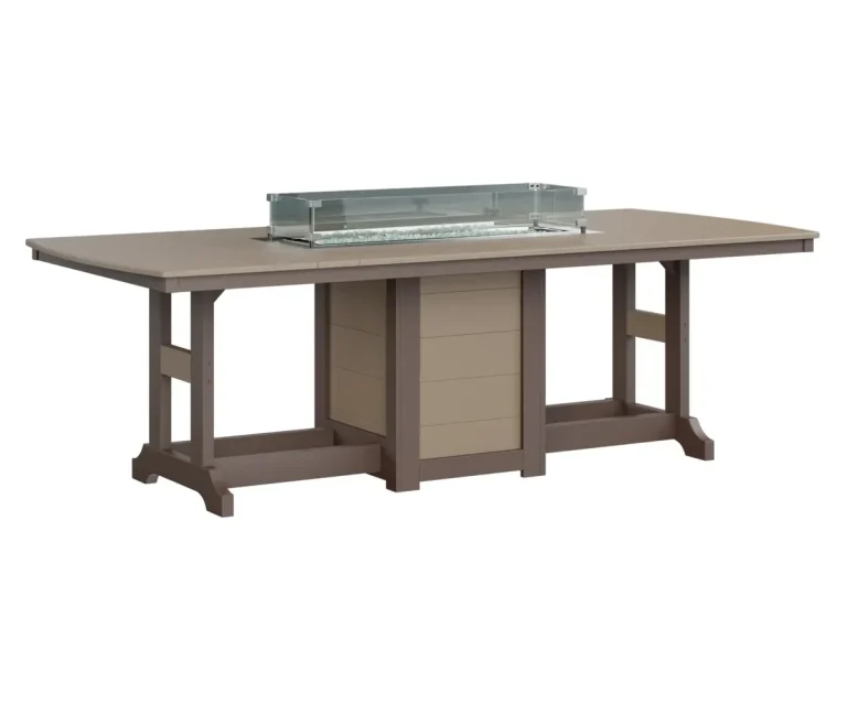 Garden Classic 44″ X 96″ Rectangular Dining Fire Table by Berlin Gardens