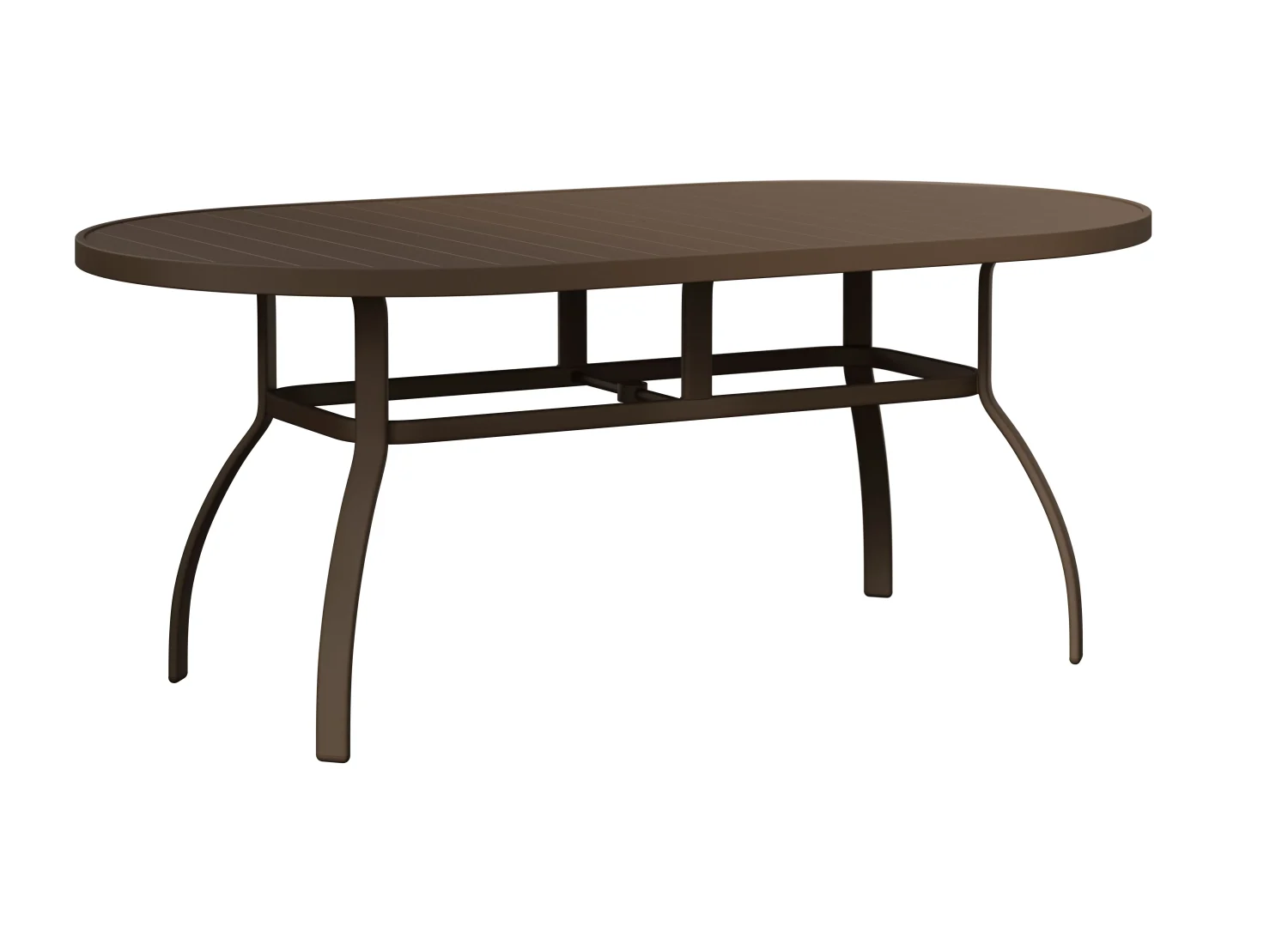 Murphy 42” X 76” Oblong Aluminum Dining Table by Berlin Gardens