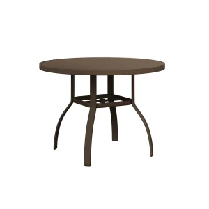 Murphy 42” Round Aluminum Dining Table by Berlin Gardens