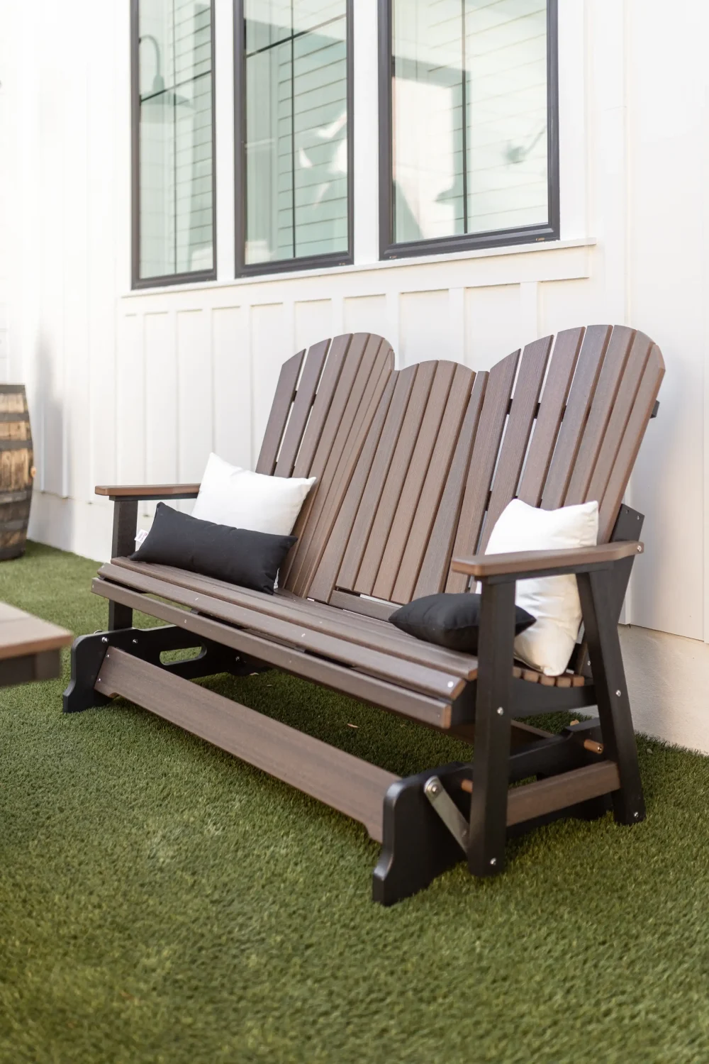 Comfo Back Three Seat Glider with Console by Berlin Gardens