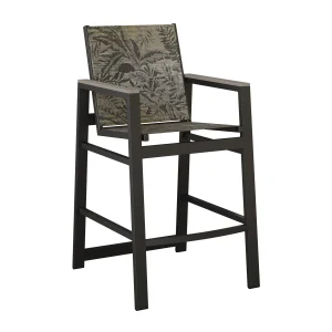 Vida Aluminum+Sling Bar Chair by Berlin Gardens
