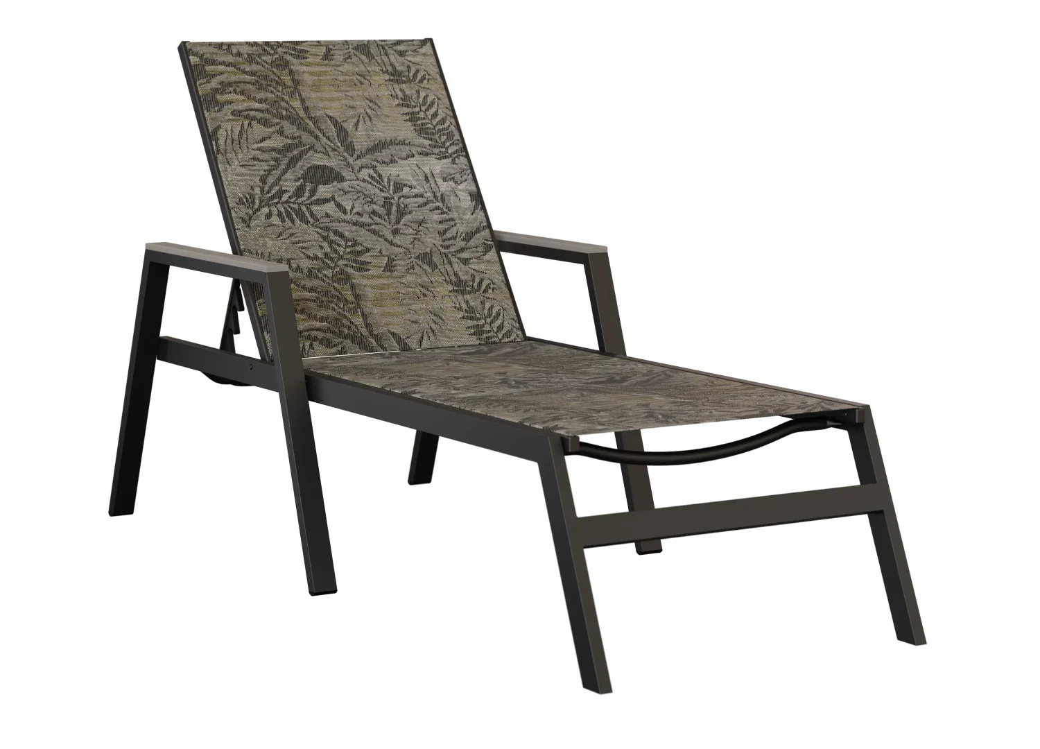 Vida Aluminum+Sling Chaise Lounge with Arms by Berlin Gardens
