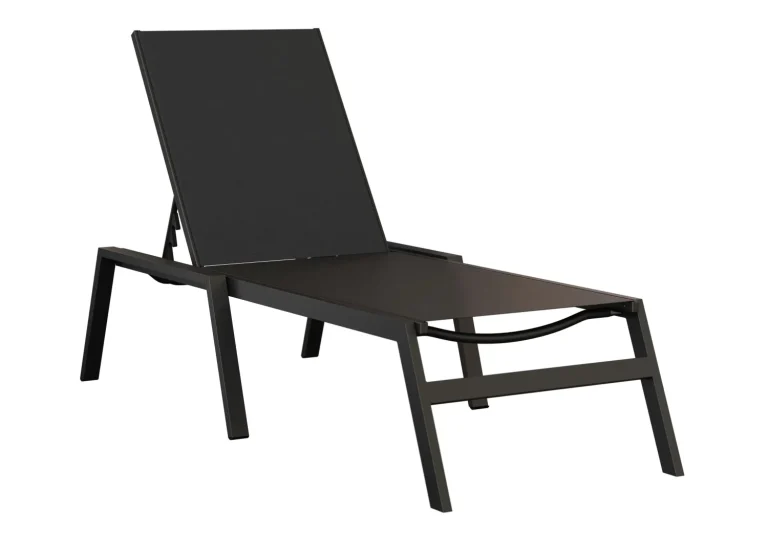 Vida Aluminum+Sling Chaise Lounge by Berlin Gardens