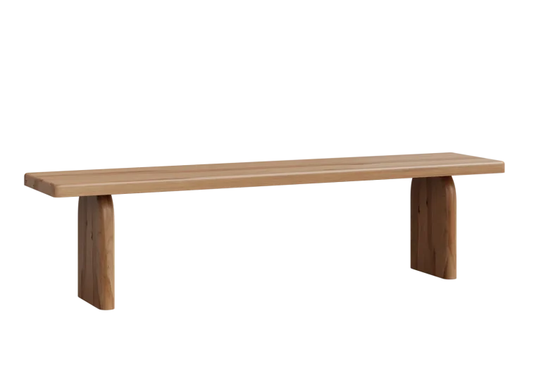 Amish Durham Solid Hardwood Dining Bench