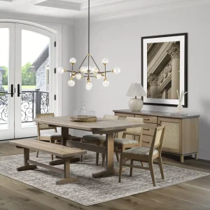 Amish Provence Trestle Dining Table