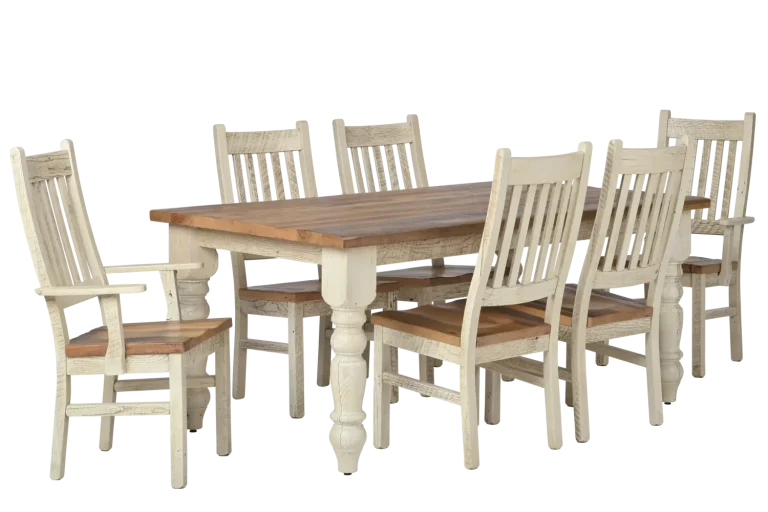 Amish Farmhouse Solid Hardwood Dining Table